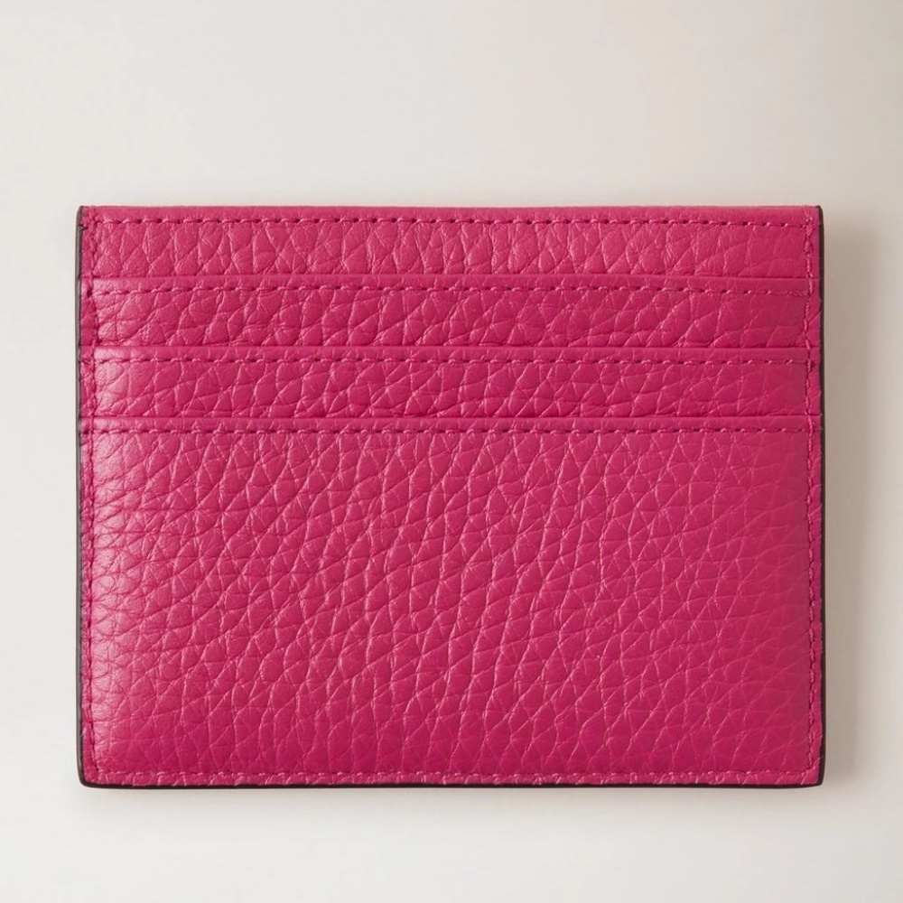 Mulberry Zippered Credit Card Purse in Mulberry Pink - MSRP $200 - BNWT - Picture 2 of 2